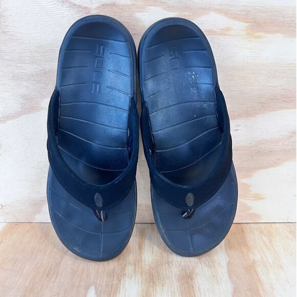 Sole - Orthotic Raven Sport - Flip-Flops Sandals - Black - Men's - M9 - Picture 7 of 9